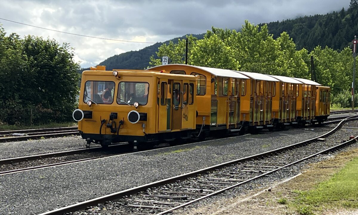 Carnica Draisinenexpress fährt